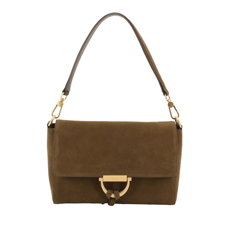 Abro Schultertasche Schultertasche TEMI dunkel-grün