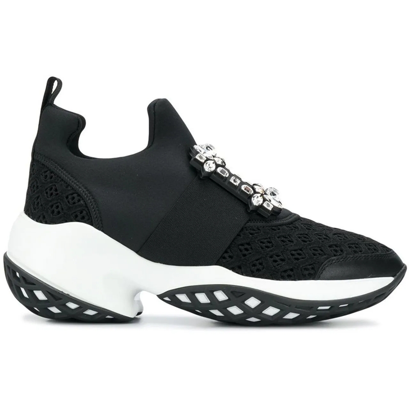 Roger Vivier Low-Top-Sneaker Sneakers Black schwarz