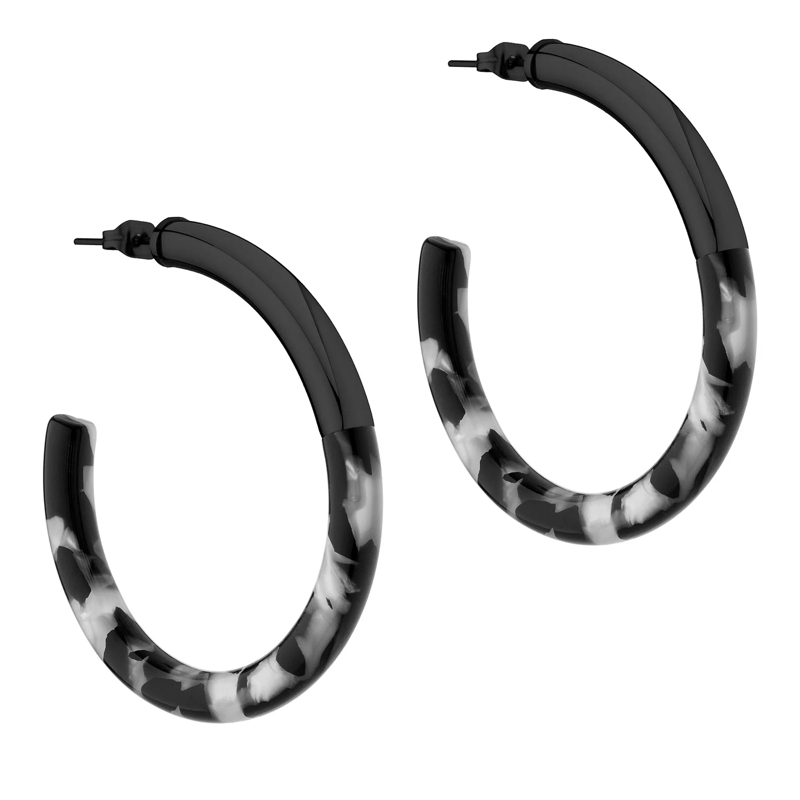 Liebeskind Berlin Ohrstecker Edelstahl Ohrringe schwarz