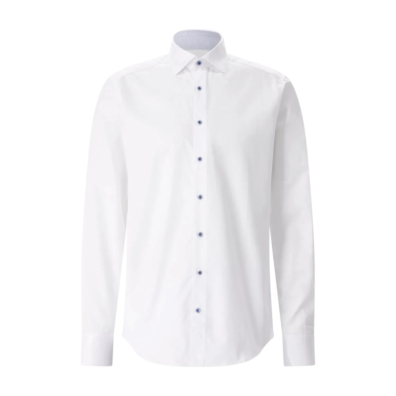 STENSTRÖMS Overhemd Slimline Hemd Weiß