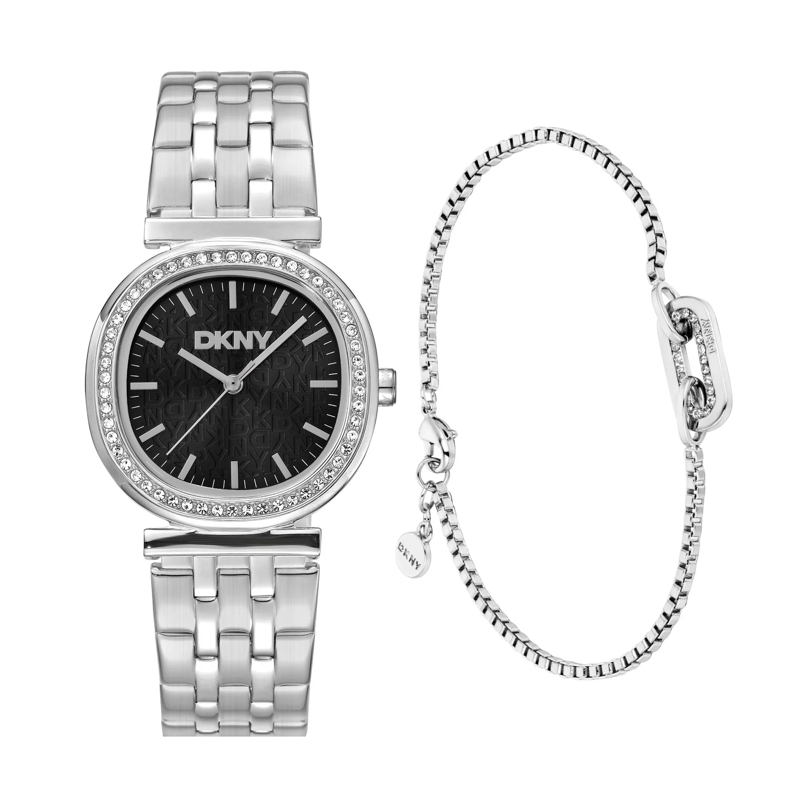 DKNY Quarzuhr Quarzuhr Evening silber(Image 4)
