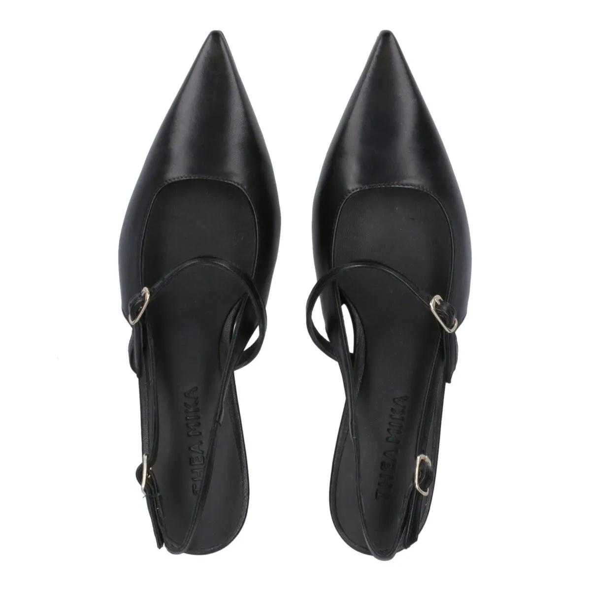 Thumbnail - Thea Mika Sandaletten mit Absatz - Slingpumps - Gr. 37 (EU) - in Schwarz - für Damen