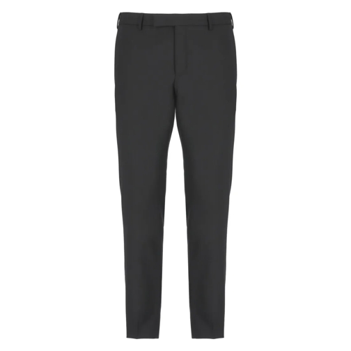 Pt Torino  Virgin Wool Trousers Black