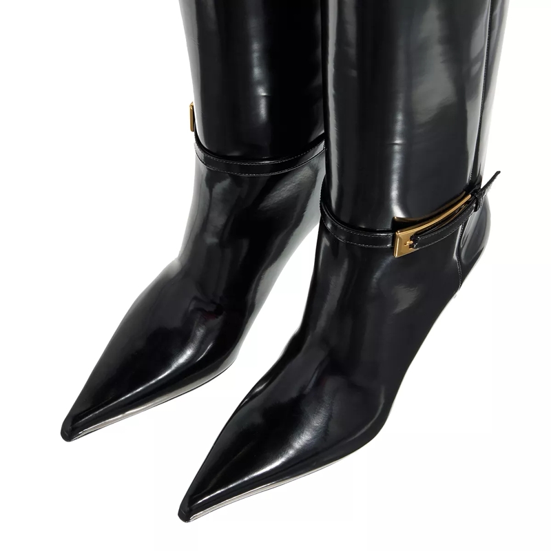 Saint Laurent Stiefel Lee Boots Black(Image 4)