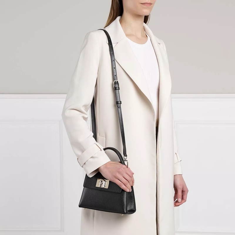 Furla Satchel Furla 1927 Mini Top Handle Nero(Image 2)