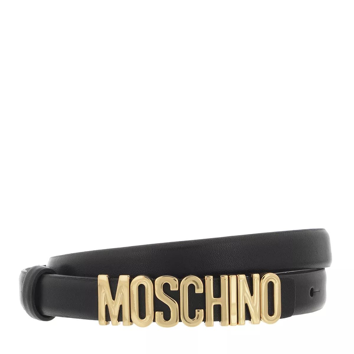 Moschino Gürtel - Belt - Gr. 95 - in Schwarz - für Damen