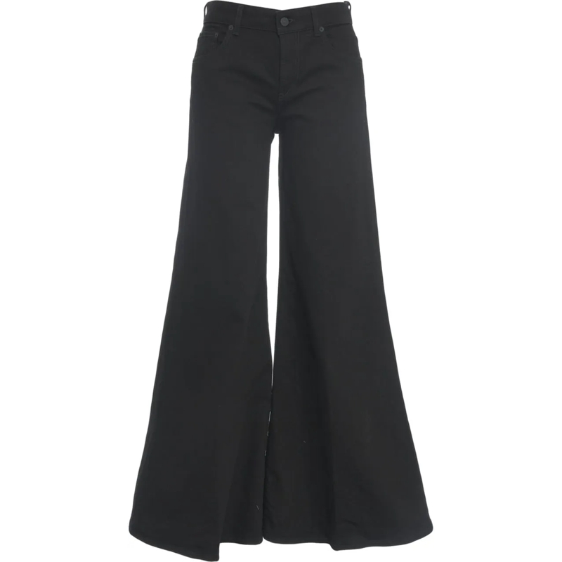 Dondup  Flared trousers 'Marlen' schwarz