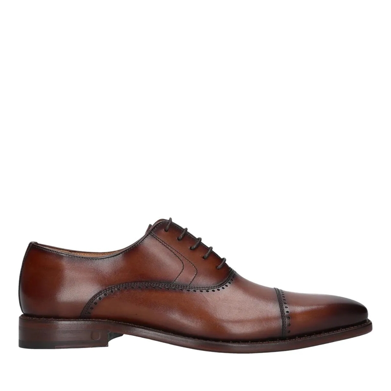 Henry Stevens Schnürschuhe Schnürer Liam CO mittel-braun