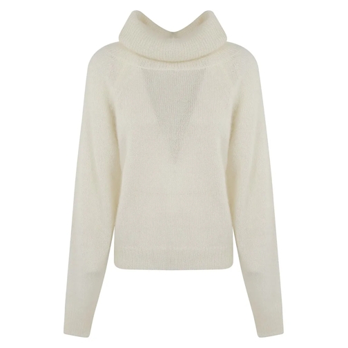 P.A.R.O.S.H. Pull à col roulé Cream Luxe Wool Blend Sweater Neutrals