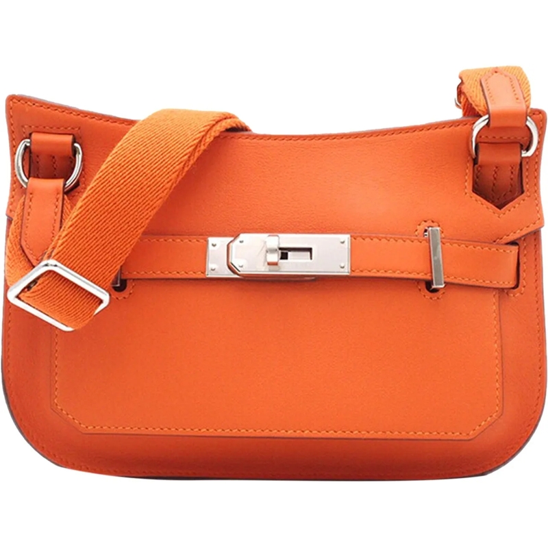 Hermès Schultertasche Swift Mini Jypsiere orange