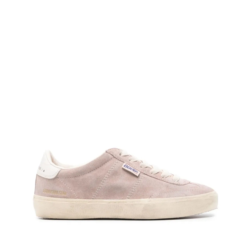 Golden Goose Low-Top-Sneaker Calf Suede Low-Top Sneakers Neutrals