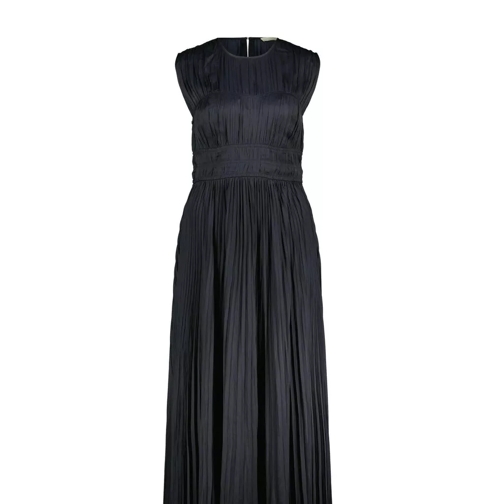 Ulla Johnson Maxikleid Delia mit Plissee Schwarz Abiti maxi