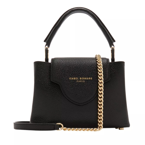 Isabel Bernard Femme Forte Zola Black Calfskin Leather Handbag Mini sac