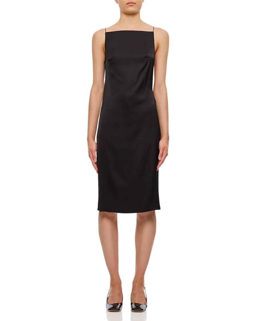 Jacquemus - La Robe Spoglio Midi Dress - Größe 34 - schwarz