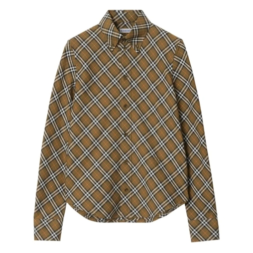 Burberry Chemises Brown/Multicolour Cotton Check Shirt Brown