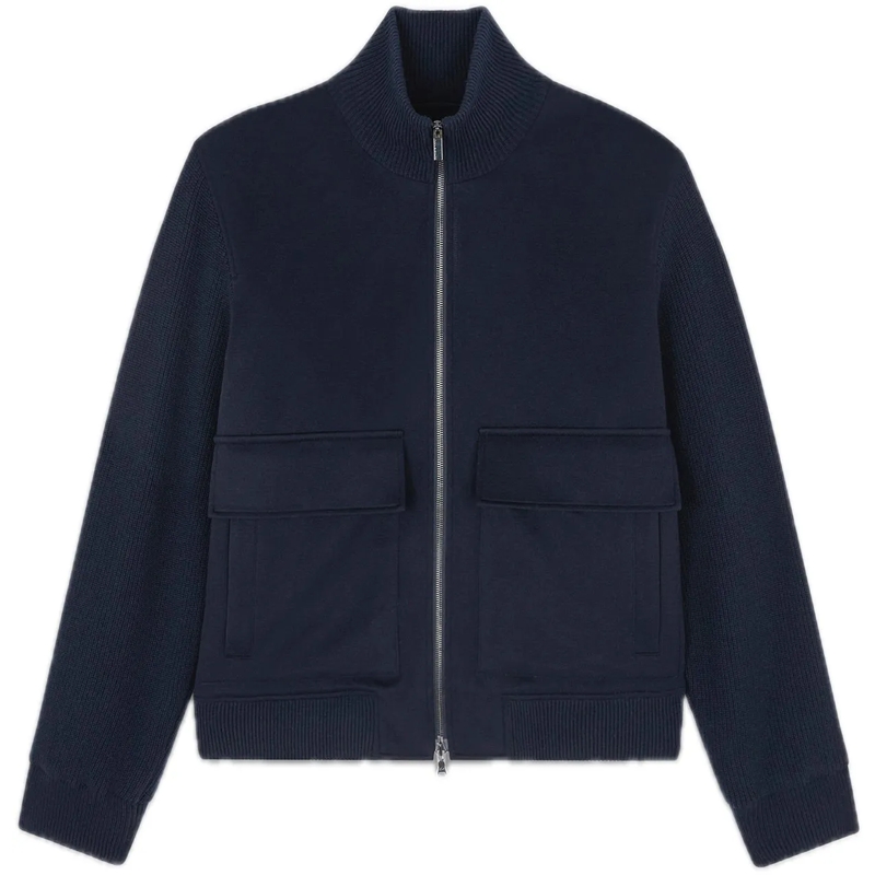 Paul & Shark  Hybrid wool sweater blau