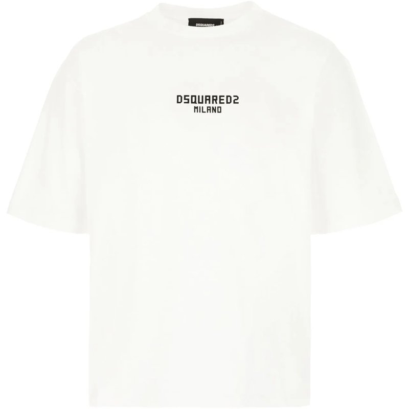 Dsquared2 T-shirt Dsquared2 White cotton t-shirt weiß