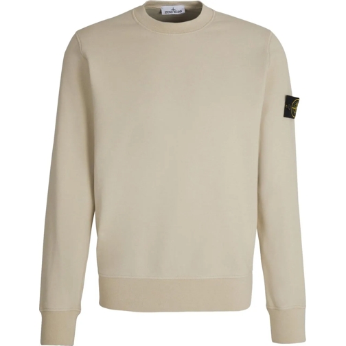 Stone Island  Cotton Fleece Sweatshirt schwarz