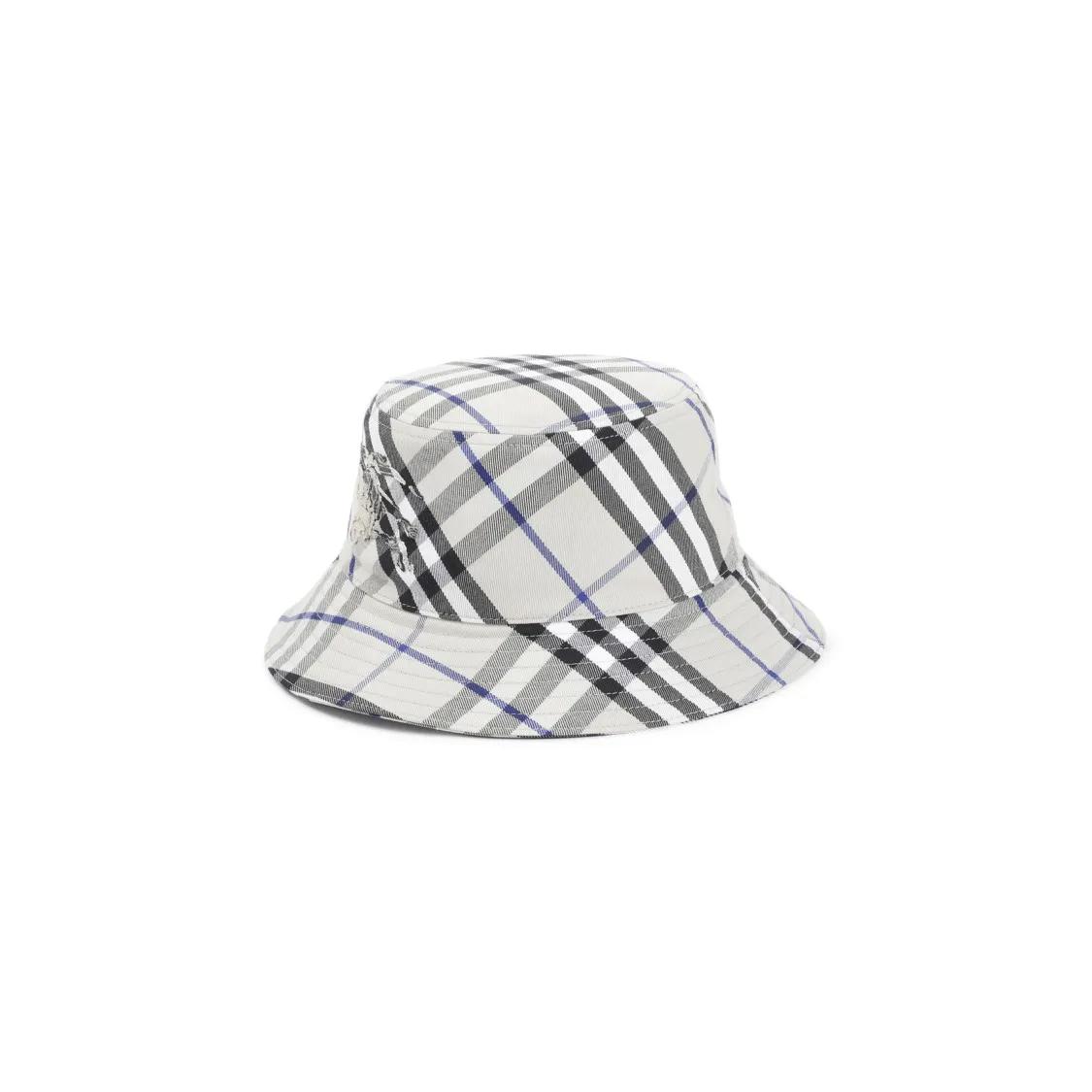 Burberry Mützen - Recycled Polyester Bucket Hat - Gr. L - in Weiß - für Damen