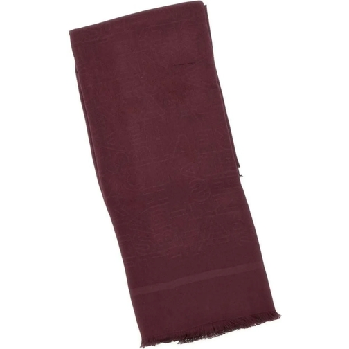 Elisabetta Franchi Wollschal Scarfs Bordeaux Red rot