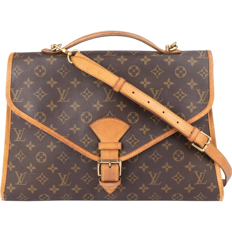Louis Vuitton Tote Louis Vuitton Canvas Monogram Bel Air Handbag braun