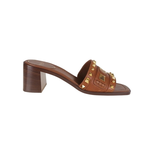 Valentino Garavani Mule Brown Vg Plaster Caster T. 60 Slide Brown