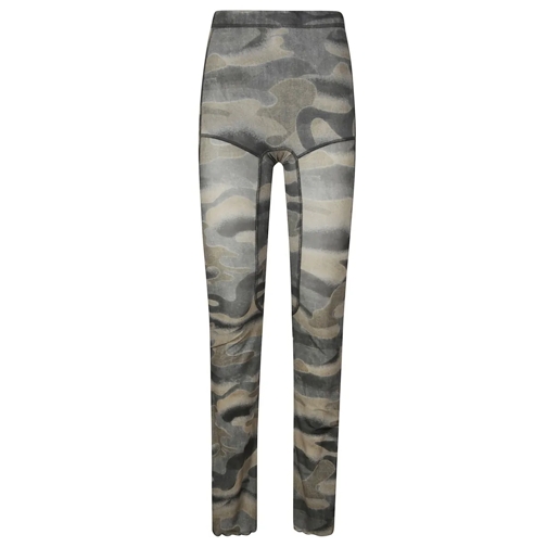 Knwls Leggings Camouflage Leggings With Stitching Multicolor