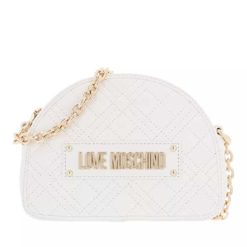 Love Moschino Borsa Quilted  Pu  Bianco Crossbody Bag