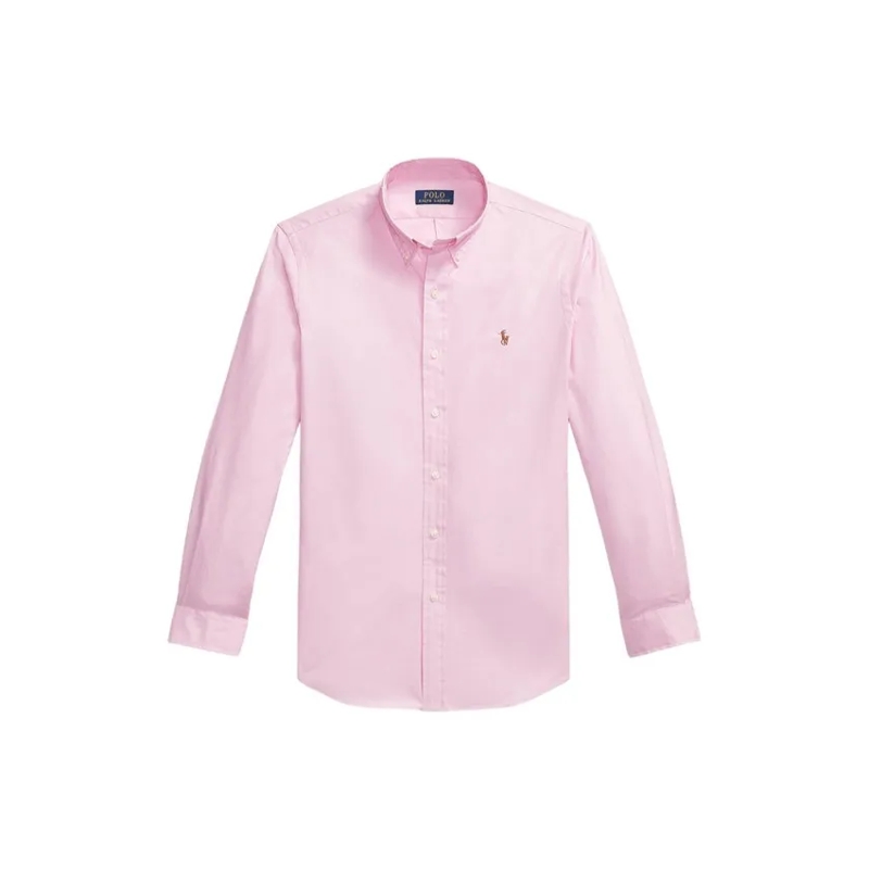 Polo Ralph Lauren Hemd Tailored Long-Sleeved Polo Shirt Purple