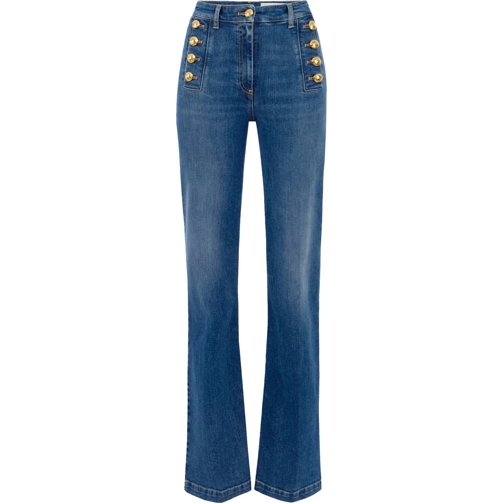 Elisabetta Franchi Jeans mit geradem Bein Jeans blue blau