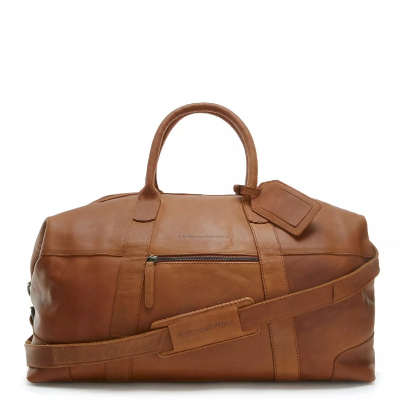 The Chesterfield Brand Weekender Portsmouth Reisetasche Kognak