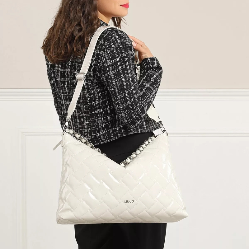 LIU JO Hobo Bag Ecs L Hobo East-West Bone(Image 3)