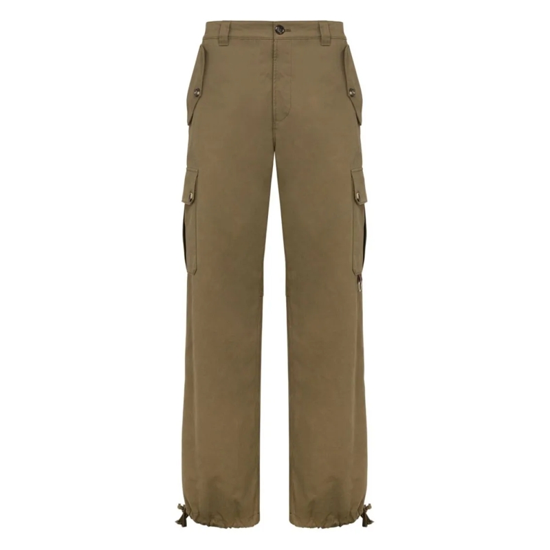 Moschino Pantalon Loose-Fitting Cargo Trousers Brown