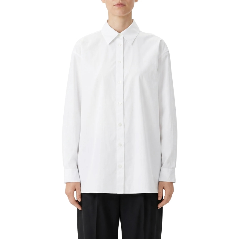 TOTEME Bluse Bluse aus Baumwolle weiß(Image 2)