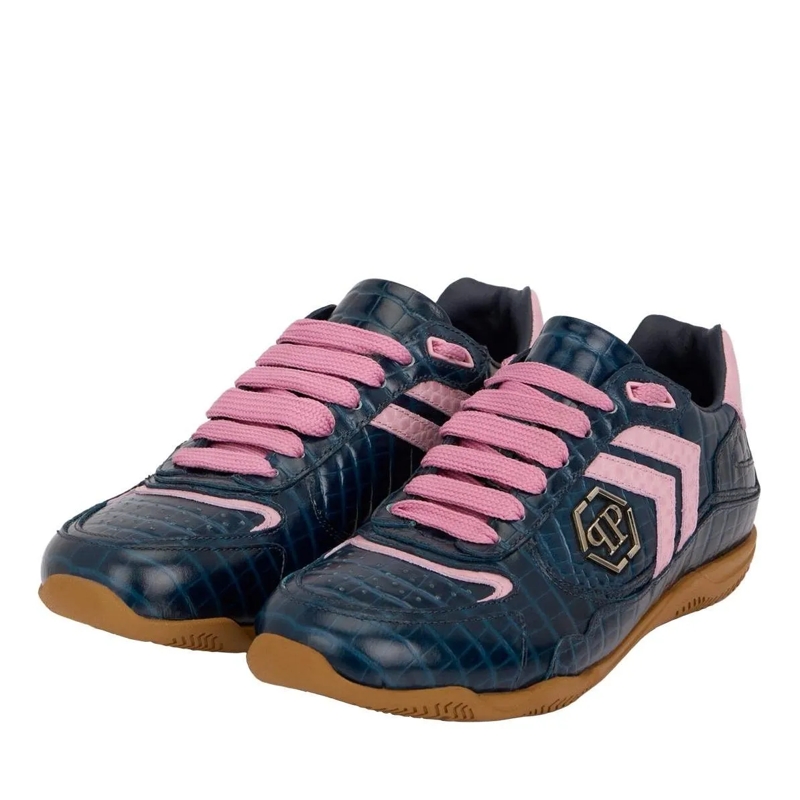 Philipp Plein Low-Top-Sneaker Elegante Einzigartigkeit für Ihre Freizeit mit die dunkel-blau(Image 2)
