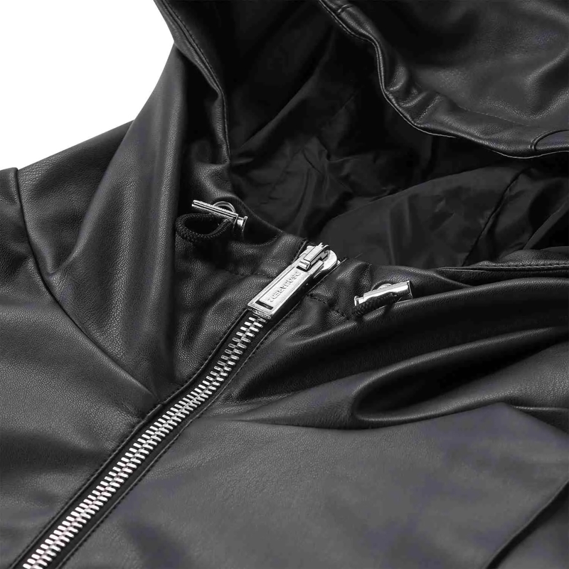 Dsquared2 Veste de transition Jacke aus Kunstleder schwarz(Image 4)