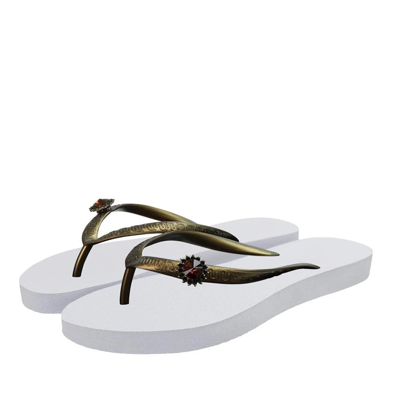 UZURII Flip Flops Zehentrenner Original Switch weiss