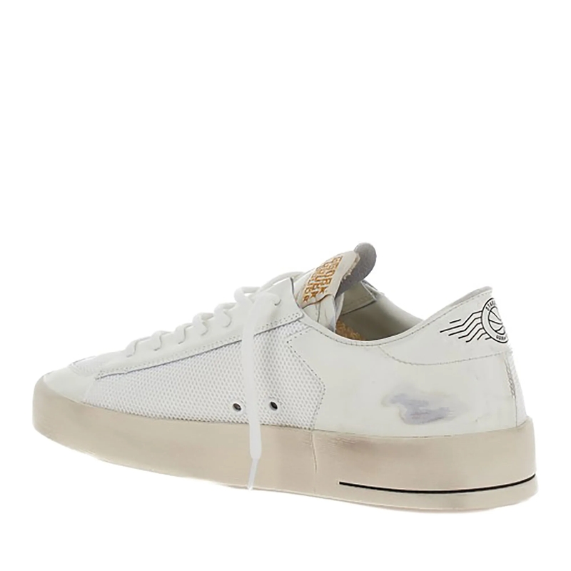 Golden Goose Low-Top-Sneaker Stardan Net Upper Shiny Leather Toe And Heel Suede Grey(Image 13)