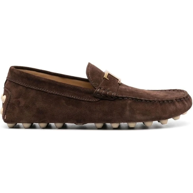 Tod's Mocassin Flat Shoes Brown braun