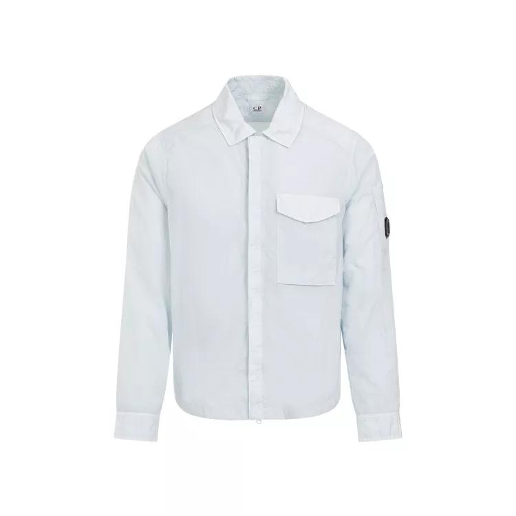 CP Company - Starlight Blue Chrome-R Pocket Overshirt - Größe M - blue