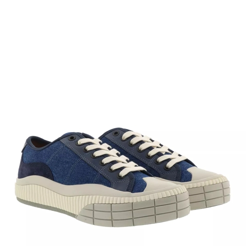 Chloé Clint Sneaker Denim Leather Opal Blue scarpa da ginnastica bassa