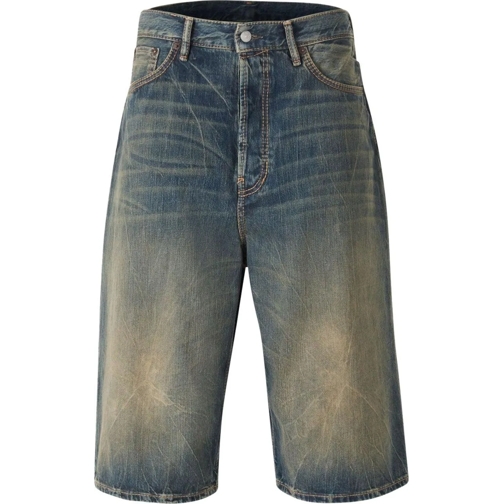 Acne Studios  Oversized Denim Bermuda Shorts mehrfarbig