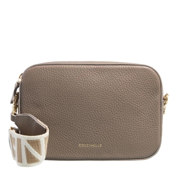 Borsa A Tracolla COCCINELLE BOUNCE CANVAS In Cotone Riciclato, Colore Multi Natural, Dimensioni 34x34.5x20 Cm