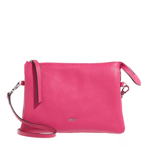 Abro Umhängetasche Threefold  Pink Pochette-väska
