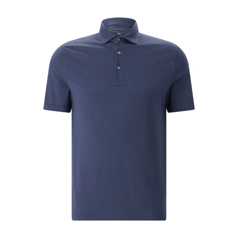 Fedeli Polo Poloshirt Zero blau