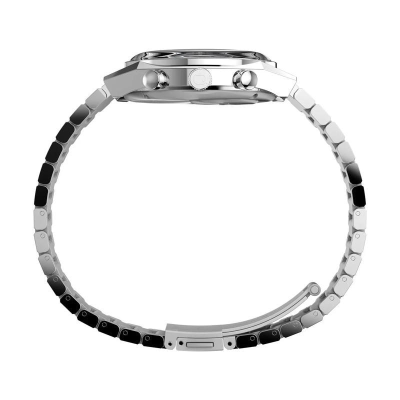 Timex Chronograph Chronographenuhr Q Timex Falcon Eye silber(Image 2)