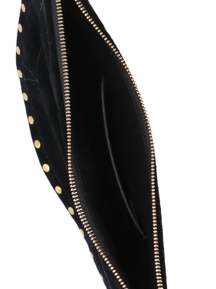 Isabel marant Hobo bags "Oksan Soft" Shoulder Bag – Black in zwart