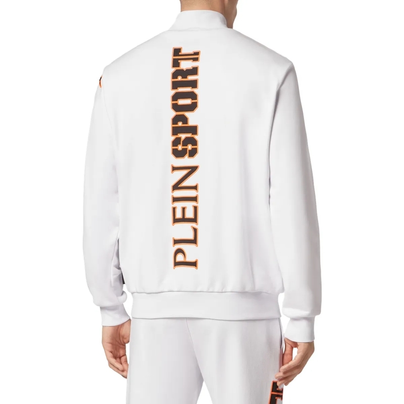 Plein Sport Daunenjacke Sweatjacke Scratch weiss(Image 2)