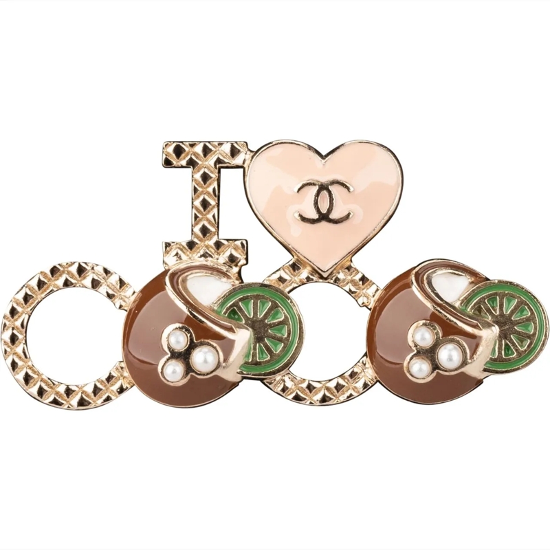 Chanel  Chanel I Love Coco Brooch mehrfarbig