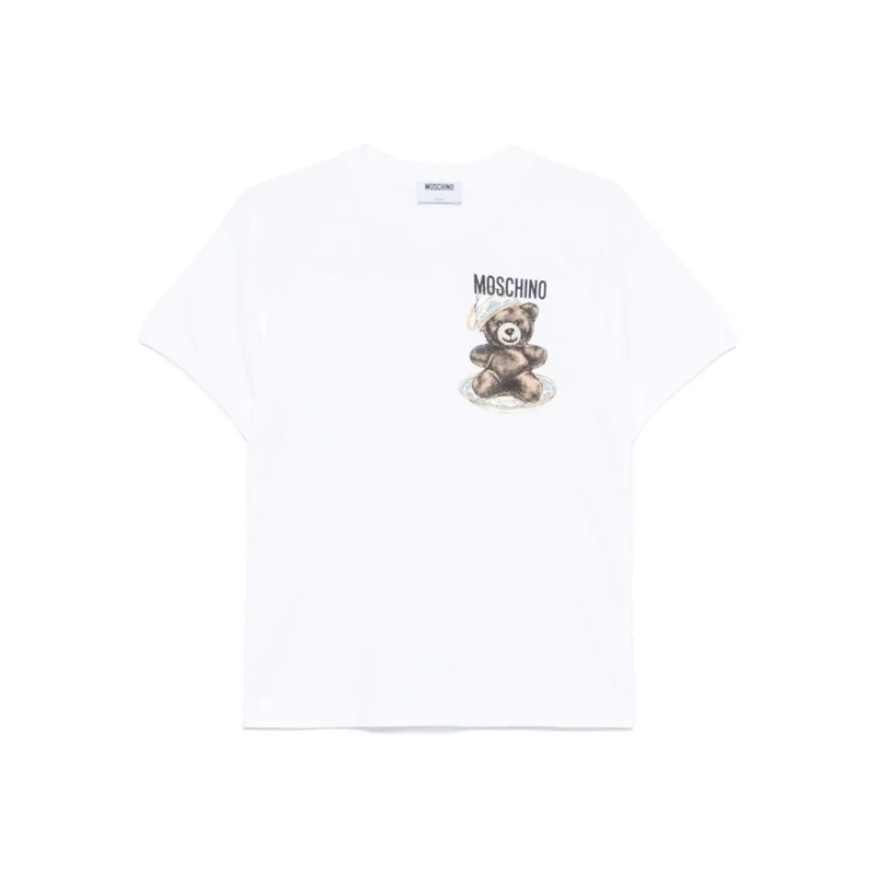 Moschino T-Shirt Crew Neck T-Shirt White